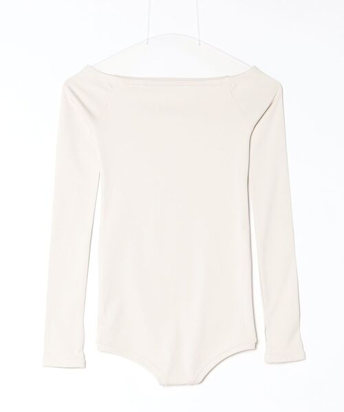 DLESS(ドレス)の「Offshoulder bodysuits/オフショルダーボディスーツ(Tシャツ/カットソー・レディース・ブラック/ホワイト系その他・S/XS)」の3枚目の写真