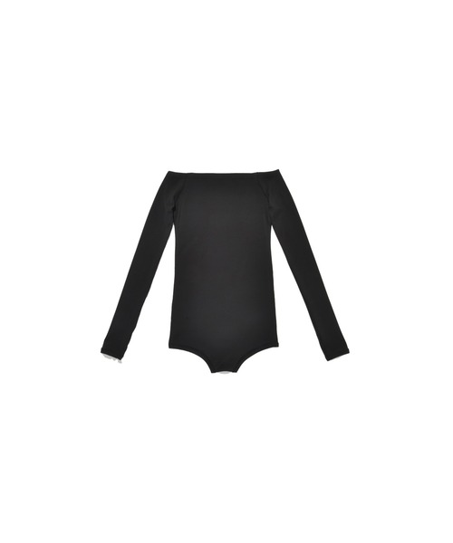 DLESS(ドレス)の「Offshoulder bodysuits/オフショルダーボディスーツ(Tシャツ/カットソー・レディース・ブラック/ホワイト系その他・S/XS)」の4枚目の写真