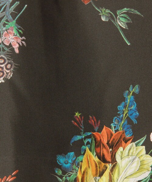 caban(キャバン)の「シルク BOUQUETプリント 2タックワイドパンツ(その他パンツ・レディース・ブラック系その他/カーキ/ブラウン系その他/ホワイト系その他・S/XS)」の12枚目の写真