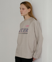 Bricks raglen longsleeve T-shirt [KNSS05TS24]_Light beige