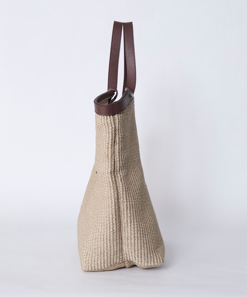 marco masi（マルコマージ）の「【MARCO MASI】ラフィア風ハンドバッグ（ハンドバッグ・レディース・グレイッシュベージュ・FREE）」の16枚目の写真