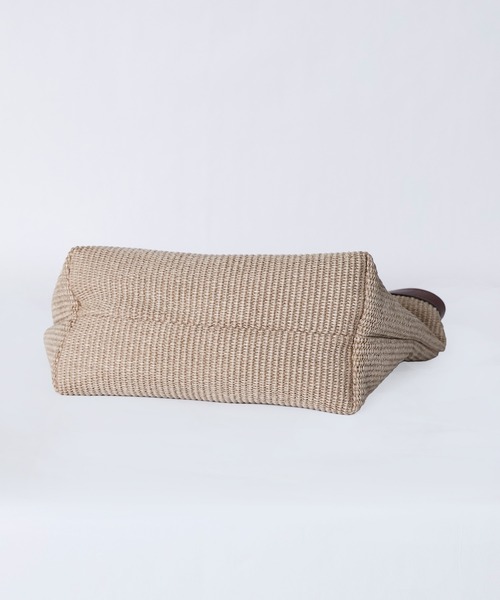 marco masi（マルコマージ）の「【MARCO MASI】ラフィア風ハンドバッグ（ハンドバッグ・レディース・グレイッシュベージュ・FREE）」の19枚目の写真