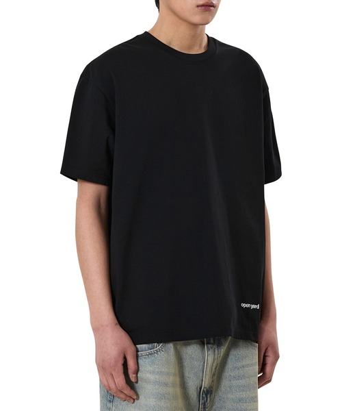 OY(オーワイ)の「『OY/オーワイ』CHECK TRUMP PATCH TEE /チェックトランプパッチTシャツ(Tシャツ/カットソー・メンズ・ブラック/ホワイト・L/M)」の4枚目の写真