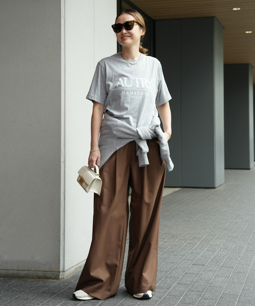 Deuxieme Classe（ドゥーズィエムクラス）の「*COOL VICTORIAN イージーパンツ（スラックス・レディース・ライトグレー/ブラウン・34/36/38）」の18枚目の写真