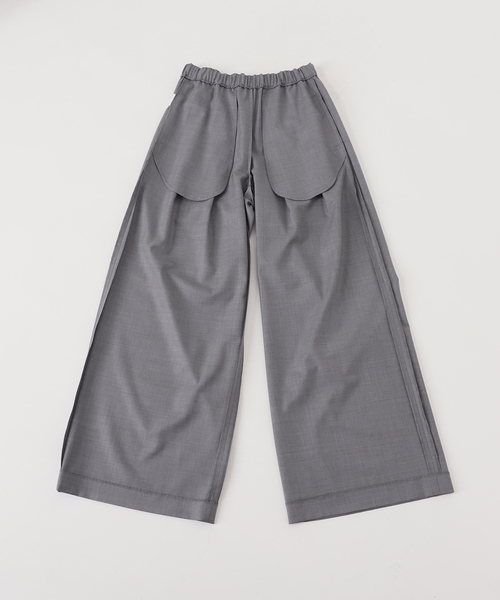 Deuxieme Classe（ドゥーズィエムクラス）の「*COOL VICTORIAN イージーパンツ（スラックス・レディース・ライトグレー/ブラウン・34/36/38）」の6枚目の写真