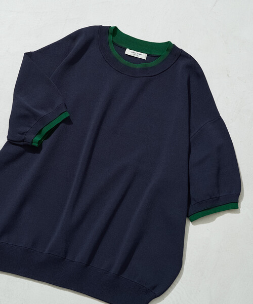 SALE‼️kolor レイヤード 半袖CS 美品 セール】限定展開 <接触冷感>クールタッチ 配色 レイヤード 半袖