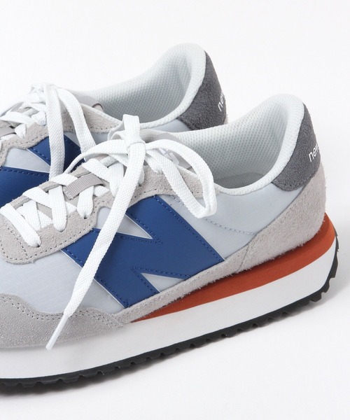 NEW BALANCE（ニューバランス）の「【new balance（ニューバランス）】MS237（WOMEN）（スニーカー・レディース・ホワイト/ブルー・MEDIUM/LARGE）」の10枚目の写真