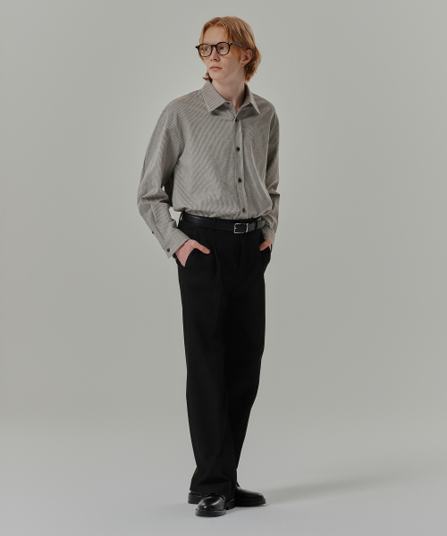 MINDBRIDGE（マインドブリッジ）の「[COUTURE]デニムライクワイドワンタックパンツ MYPT6173（その他パンツ・メンズ・チャコールグレー・34/32/30/29）」の10枚目の写真