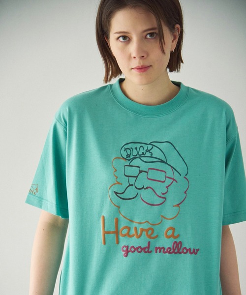 Duckster(ダックスター)の「Duckster/ダックスター T/C 度詰め天竺 レギュラーS/STEE《Have a good》(Tシャツ/カットソー・メンズ・オートミール/ミント/ライトピンク・MEDIUM/LARGE/X-LARGE)」の1枚目の写真