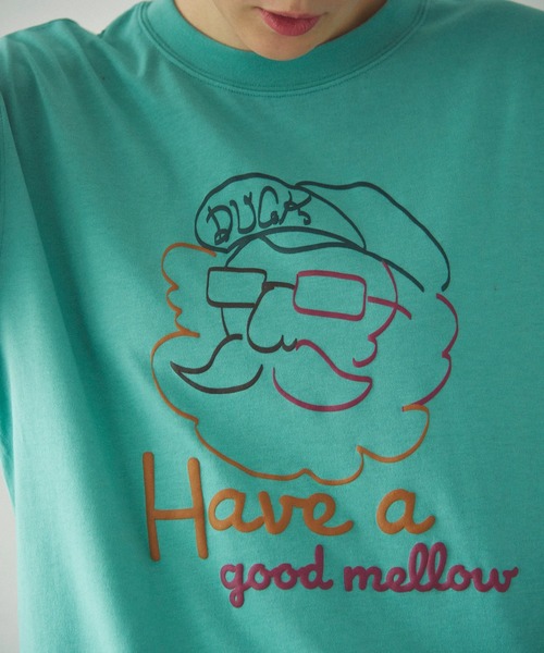 Duckster(ダックスター)の「Duckster/ダックスター T/C 度詰め天竺 レギュラーS/STEE《Have a good》(Tシャツ/カットソー・メンズ・オートミール/ミント/ライトピンク・MEDIUM/LARGE/X-LARGE)」の15枚目の写真