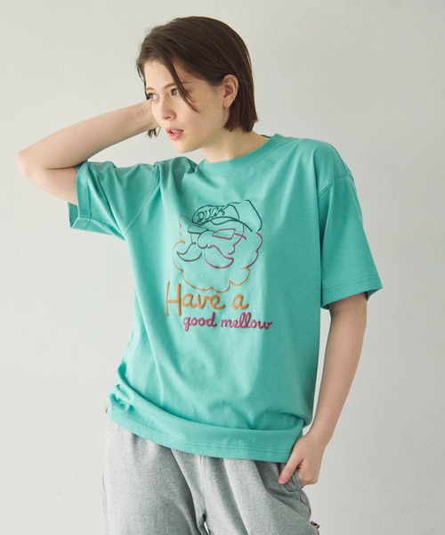 Duckster(ダックスター)の「Duckster/ダックスター T/C 度詰め天竺 レギュラーS/STEE《Have a good》(Tシャツ/カットソー・メンズ・オートミール/ミント/ライトピンク・MEDIUM/LARGE/X-LARGE)」の16枚目の写真