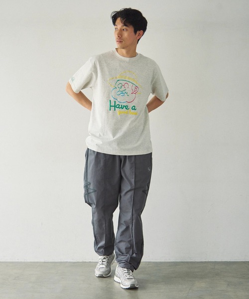 Duckster(ダックスター)の「Duckster/ダックスター T/C 度詰め天竺 レギュラーS/STEE《Have a good》(Tシャツ/カットソー・メンズ・オートミール/ミント/ライトピンク・MEDIUM/LARGE/X-LARGE)」の10枚目の写真
