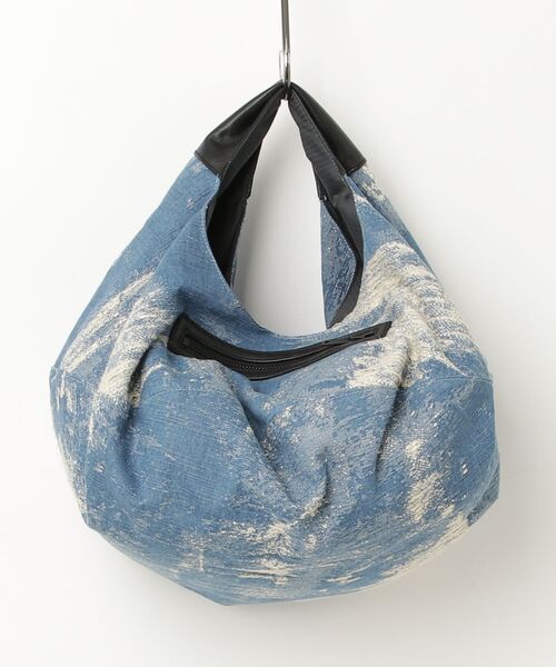 TAAKK(ターク)の「【TAAKK/ターク】Denim Bag (Small)(ショルダーバッグ・メンズ・インディゴブルー/ブラウン・FREE)」の3枚目の写真