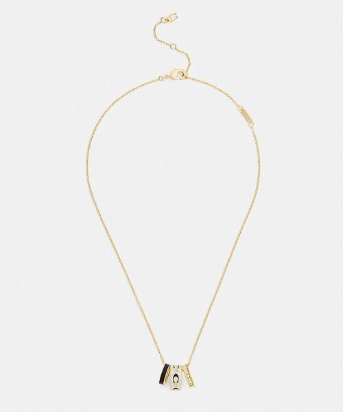 COACH（コーチ）の「リピーテッド C ロンデル ネックレス（ネックレス・レディース・ゴールド系その他・ONE）」の4枚目の写真