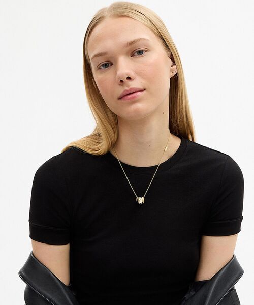 COACH（コーチ）の「リピーテッド C ロンデル ネックレス（ネックレス・レディース・ゴールド系その他・ONE）」の3枚目の写真