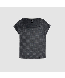D. BASIC DOT SQUARE-NECK T - 3 COLOR