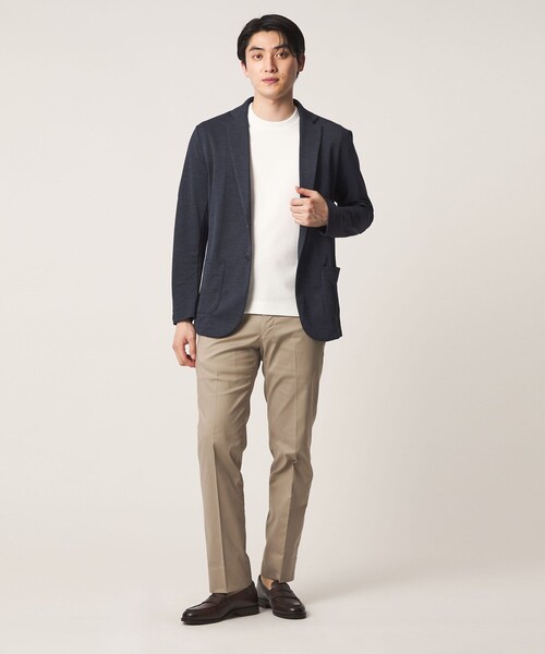 A DAY IN THE LIFE UNITED ARROWS(アデイインザライフユナイテッドアローズ)の「メランジ カノコ カーディガンジャケット-吸水速乾-<A DAY IN THE LIFE>(カーディガン/ボレロ・メンズ・グレー系/ブラック/ネイビー・XL/L/M/S)」の6枚目の写真