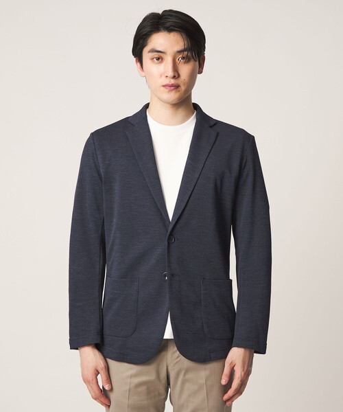 A DAY IN THE LIFE UNITED ARROWS(アデイインザライフユナイテッドアローズ)の「メランジ カノコ カーディガンジャケット-吸水速乾-<A DAY IN THE LIFE>(カーディガン/ボレロ・メンズ・グレー系/ブラック/ネイビー・XL/L/M/S)」の10枚目の写真