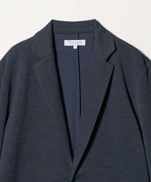 A DAY IN THE LIFE UNITED ARROWS(アデイインザライフユナイテッドアローズ)の「メランジ カノコ カーディガンジャケット-吸水速乾-<A DAY IN THE LIFE>(カーディガン/ボレロ・メンズ・グレー系/ブラック/ネイビー・XL/L/M/S)」の15枚目の写真