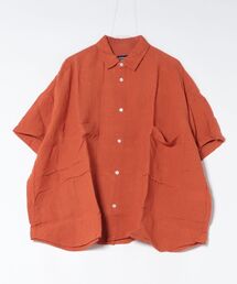 GALLEGO DESPORTES（ギャレゴデスポート）の「GALLEGO DESPORTES | OVERSIZED SHORT SLEEVED SHIRT W/TWO PATCH POCKETS（シャツ/ブラウス）」