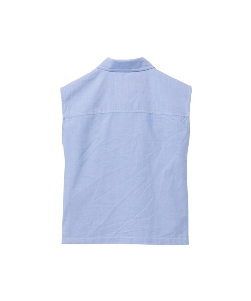A BATHING APE(アベイシングエイプ)の「VEST SHIRT(シャツ/ブラウス・レディース・ブルー/アイボリー・X-SMALL/SMALL)」の4枚目の写真