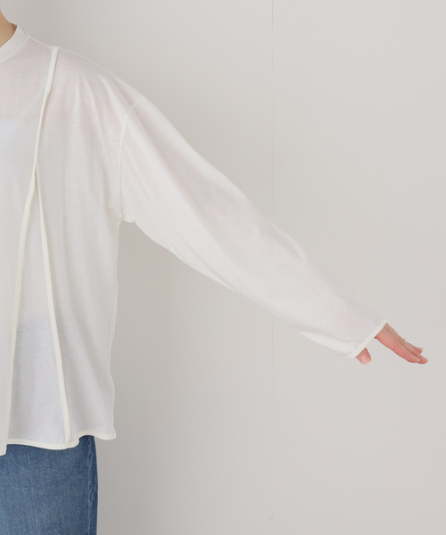 BASERANGE/ベースレンジ】MUL LONG SLEEVE TEE ロングスリーブTシャツ