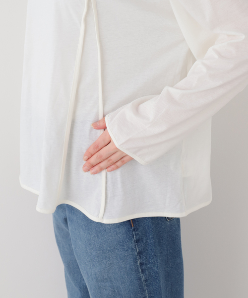 BASERANGE/ベースレンジ】MUL LONG SLEEVE TEE ロングスリーブTシャツ