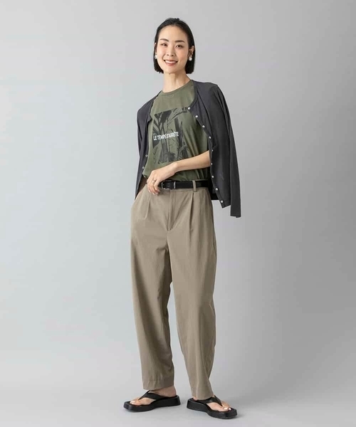 MICHEL KLEIN（ミッシェル・クラン）の「[アンサンブル対応]リングドットカーディガン（カーディガン/ボレロ・レディース・チャコールグレー/ブルー・40/38）」の22枚目の写真