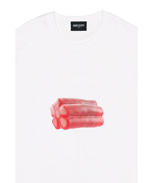 BORN SLIPPY(ボーンスリッピー)の「Clover Bar Jelly T-shirt (White)(Tシャツ/カットソー・レディース・その他・FREE)」の3枚目の写真