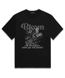 WISSY（ウィッシー）の「ブルーム 半袖Tシャツ (WS029) ブラック（Tシャツ/カットソー）」