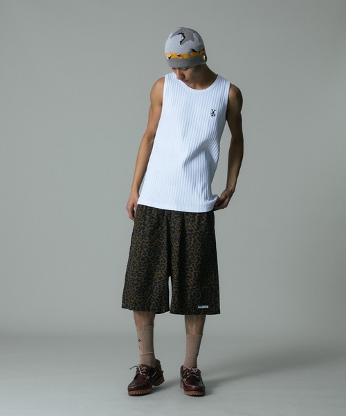 XLARGE(エクストララージ)の「DROP NEEDLE RIB TANK TOP(タンクトップ・メンズ・ホワイト/オリーブ/ブラック・XL/L/M/S)」の7枚目の写真
