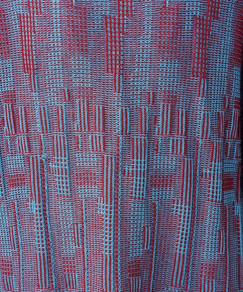 MAISON SPECIAL(メゾンスペシャル)の「《UNISEX》Geometric Jacquard Prime-Over Knit T-shirt/ジオメトリックジャガードプライムオーバーニットTシャツ【MAISON SPECIAL/メゾンスペシャル】(Tシャツ/カットソー・メンズ・レッド/ピンク・0/1/2)」の12枚目の写真