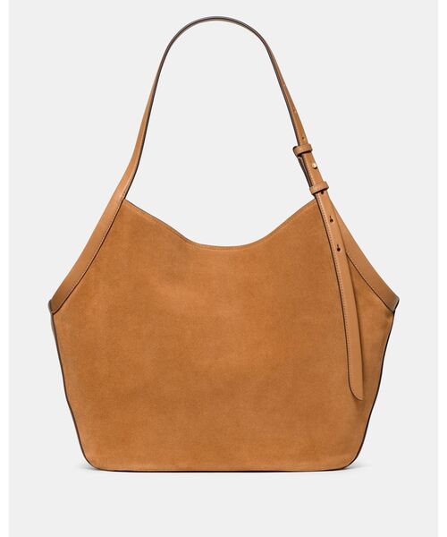 kate spade new york(ケイトスペード ニューヨーク)の「デコ スエード チューリップ トート バッグ(ショルダーバッグ・レディース・ブラウン・ONESIZE)」の3枚目の写真