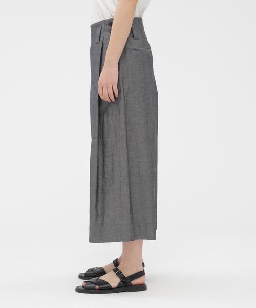 MARGARET HOWELL(マーガレットハウエル)の「COTTON RAMIE CHAMBRAY(その他パンツ・レディース・グレー/ブラウン・1/2/3)」の6枚目の写真