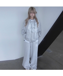 SHUGO CHARA! STRIPE SWEATPANTS(GRAY)