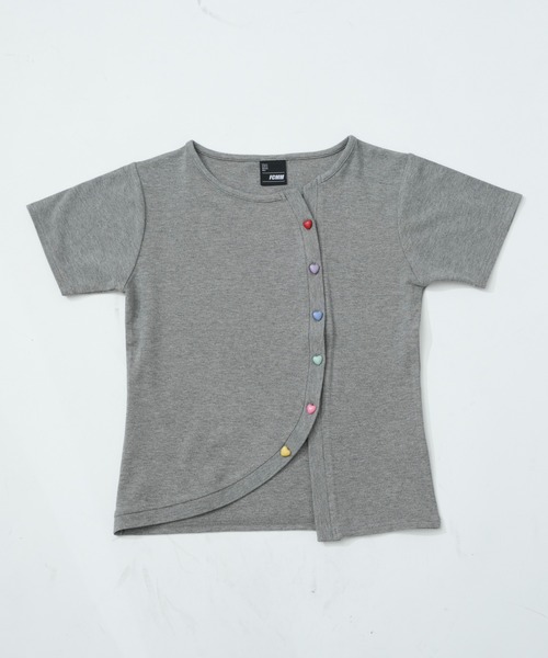 FCMM(エフシーエムエム)の「MULTI BUTTON CD/ マルチボタンCD(カーディガン/ボレロ・レディース・グレー/ブルー・SMALL/MEDIUM)」の6枚目の写真