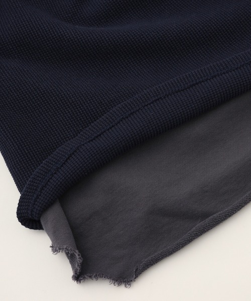 FACETASM（ファセッタズム）の「FACETASM LAYERED HOODIE JOO-SW-U01（パーカー・メンズ・ネイビー/チャコールグレー・4）」の9枚目の写真