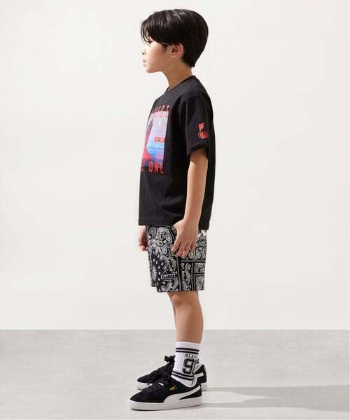 XLARGE KIDS(エクストララージキッズ)の「フォトプリント 半袖Tシャツ(Tシャツ/カットソー・キッズ・ホワイト/ブラック・110cm/100cm/90cm/140cm/130cm/120cm)」の4枚目の写真