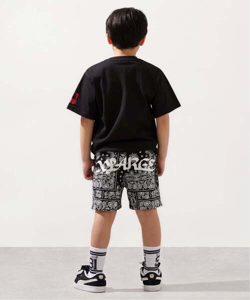XLARGE KIDS(エクストララージキッズ)の「フォトプリント 半袖Tシャツ(Tシャツ/カットソー・キッズ・ホワイト/ブラック・110cm/100cm/90cm/140cm/130cm/120cm)」の5枚目の写真