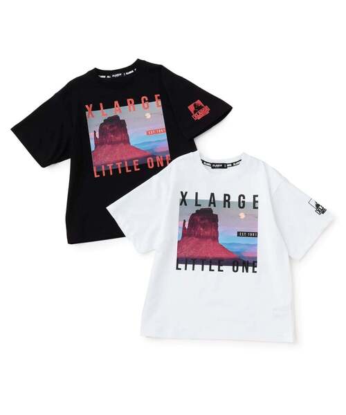 XLARGE KIDS(エクストララージキッズ)の「フォトプリント 半袖Tシャツ(Tシャツ/カットソー・キッズ・ホワイト/ブラック・110cm/100cm/90cm/140cm/130cm/120cm)」の6枚目の写真