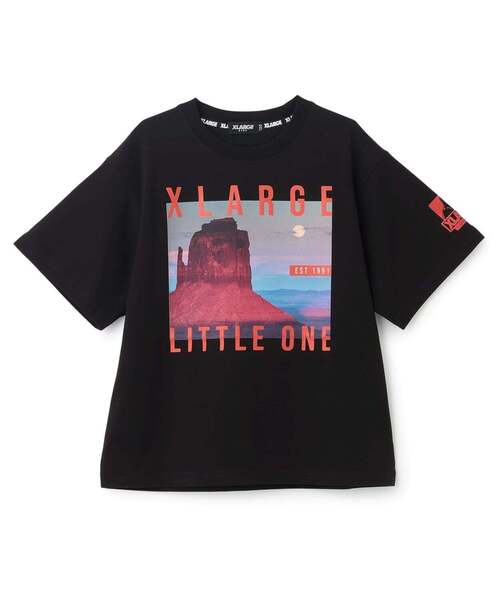 XLARGE KIDS(エクストララージキッズ)の「フォトプリント 半袖Tシャツ(Tシャツ/カットソー・キッズ・ホワイト/ブラック・110cm/100cm/90cm/140cm/130cm/120cm)」の7枚目の写真