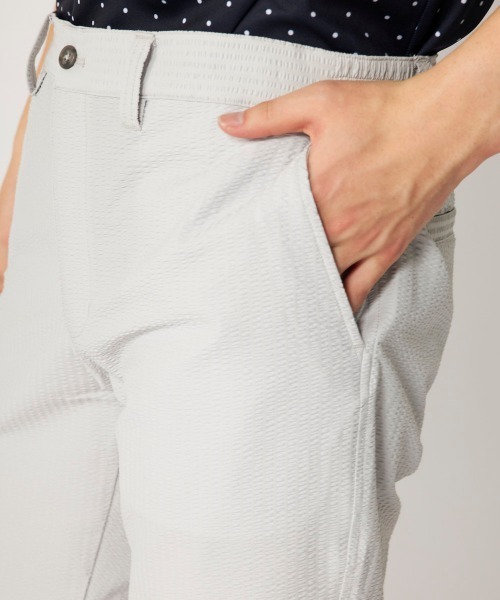 FILA GOLF(フィラゴルフ )の「【FILA GOLF:フィラゴルフ】サッカー素材ショートパンツ ゴルフ(その他パンツ・メンズ・ライトグレー/ネイビー/ライトカーキ・MEDIUM/XX-LARGE/X-LARGE/LARGE)」の7枚目の写真