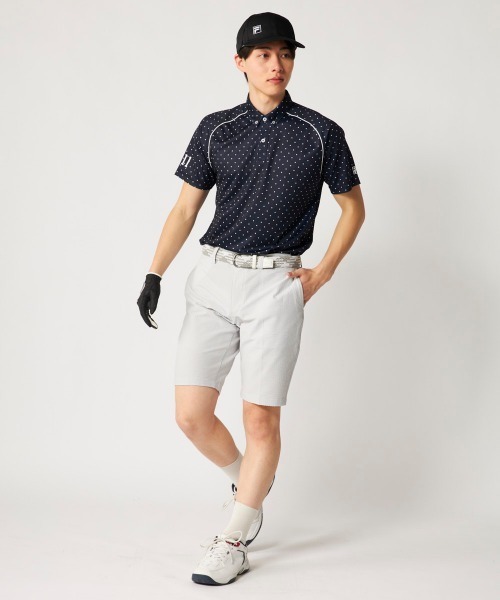 FILA GOLF(フィラゴルフ )の「【FILA GOLF:フィラゴルフ】サッカー素材ショートパンツ ゴルフ(その他パンツ・メンズ・ライトグレー/ネイビー/ライトカーキ・MEDIUM/XX-LARGE/X-LARGE/LARGE)」の13枚目の写真
