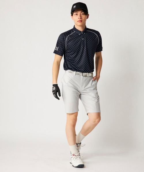 FILA GOLF(フィラゴルフ )の「【FILA GOLF:フィラゴルフ】サッカー素材ショートパンツ ゴルフ(その他パンツ・メンズ・ライトグレー/ネイビー/ライトカーキ・MEDIUM/XX-LARGE/X-LARGE/LARGE)」の14枚目の写真