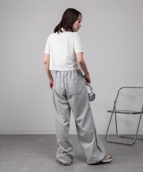 mellomela.（メロメラ）の「Wジップ襟付きカーディガン（Tシャツ/カットソー・レディース・ブラック/オフホワイト・M）」の11枚目の写真