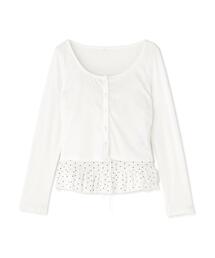 DeEVA/ディーヴァ/Dot Camisole & Cardigan