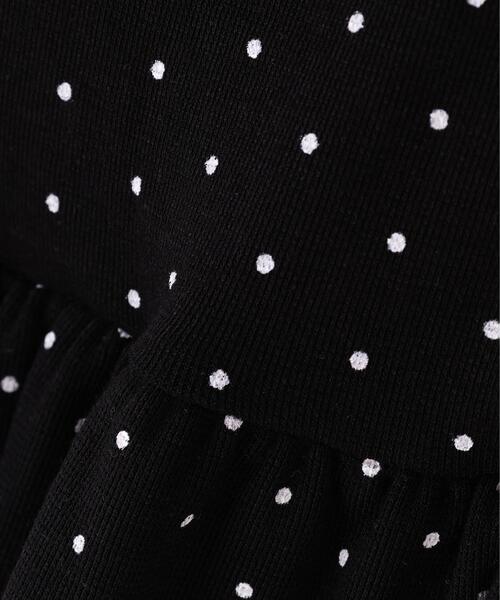 L.H.P(エルエイチピー)の「DeEVA/ディーヴァ/Dot Camisole & Cardigan(アンサンブル・レディース・ブラック/ホワイト・F)」の5枚目の写真