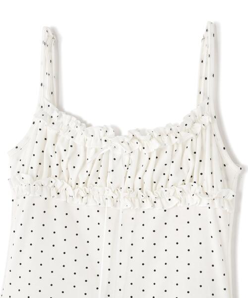 L.H.P(エルエイチピー)の「DeEVA/ディーヴァ/Dot Camisole & Cardigan(アンサンブル・レディース・ブラック/ホワイト・F)」の12枚目の写真