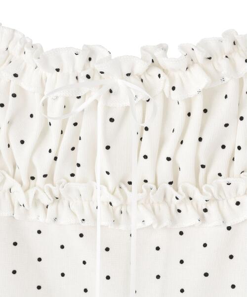 L.H.P(エルエイチピー)の「DeEVA/ディーヴァ/Dot Camisole & Cardigan(アンサンブル・レディース・ブラック/ホワイト・F)」の13枚目の写真