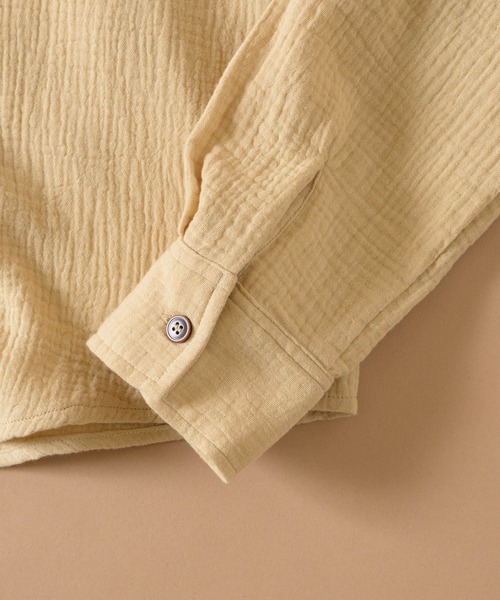 Zooodle(ズードル)の「Double Pocket Cotton Shirt - ダブルポケットコットンシャツ -(シャツ/ブラウス・メンズ・ネイビー/ベージュ・MEDIUM/LARGE)」の16枚目の写真